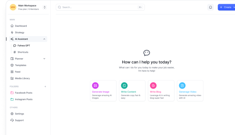 Need instant ideas or assistance? Our AI assistant, FahwaGPT, is always ready to help with content ideas, writing tips, and more.